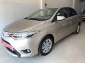 Cần bán gấp Toyota Vios G AT năm 2017, màu vàng số tự động