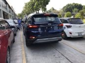 Bán xe Hyundai Santa Fe đời 2019, màu xanh lam