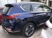 Bán xe Hyundai Santa Fe đời 2019, màu xanh lam