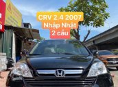 Cần bán xe Honda CR V 2007, màu đen, xe nhập  