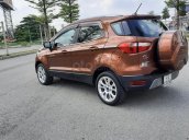 Cần bán Ford EcoSport 1.0L sản xuất năm 2018, màu nâu, xe cũ, biển Sài Gòn