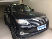 Cần bán lại xe Toyota Fortuner 2.7V 4x2 AT đời 2015, màu đen còn mới, giá chỉ 635 triệu