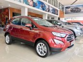 Bán xe Ford EcoSport 2020, màu đỏ, chương trình quà tặng hấp dẫn