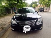 Bán Lexus LS 460L năm sản xuất 2007, màu đen, xe nhập