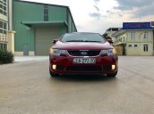 Bán xe Kia Forte SLi 1.6 AT 2009, màu đỏ, nhập khẩu nguyên chiếc, giá 318tr