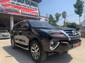 Cần bán lại xe Toyota Fortuner 2.8V 4x4 AT đời 2018, màu nâu, xe nhập còn mới