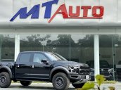 Bán ô tô Ford F150 Raptor màu đen, nội thất 2 màu, cần số cacbon, sx 2020, nhập khẩu Mỹ mới 100%