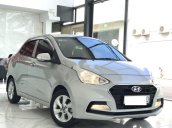 Bán ô tô Hyundai Grand i10 1.2AT năm sản xuất 2017, màu bạc như mới