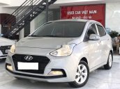 Bán ô tô Hyundai Grand i10 1.2AT năm sản xuất 2017, màu bạc như mới