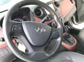 Bán ô tô Hyundai Grand i10 1.2AT năm sản xuất 2017, màu bạc như mới