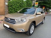 Bán Toyota Highlander 2.7 SE đời 2010, màu vàng, nhập khẩu nguyên chiếc chính chủ