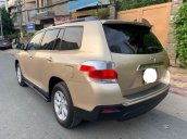 Bán Toyota Highlander 2.7 SE đời 2010, màu vàng, nhập khẩu nguyên chiếc chính chủ