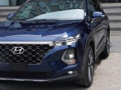 Bán ô tô Hyundai Santa Fe đời 2020, màu xanh lam