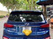 Bán Hyundai Santa Fe năm sản xuất 2019, màu xanh lam như mới