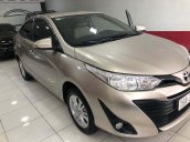 Cần bán Toyota Vios 1.5E CVT năm 2019, màu vàng, giá tốt