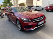 Cần bán xe Mercedes C300 AMG sản xuất năm 2017, màu đỏ, nhập khẩu nguyên chiếc chính chủ