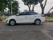 Cần bán lại xe Toyota Vios 1.5G AT 2019, màu trắng đã đi 5.800km