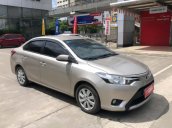 Cần bán gấp Toyota Vios 1.5E CVT sản xuất năm 2017, màu vàng  