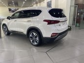 Bán ô tô Hyundai Santa Fe năm 2020, màu trắng, máy dầu, số tự động