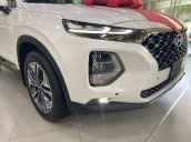 Bán ô tô Hyundai Santa Fe năm 2020, màu trắng, máy dầu, số tự động