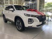 Bán ô tô Hyundai Santa Fe năm 2020, màu trắng, máy dầu, số tự động