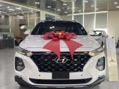 Bán ô tô Hyundai Santa Fe năm 2020, màu trắng, máy dầu, số tự động