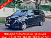 Bán xe Mercedes V220 xanh/kem 2018 - Trả trước 800 triệu nhận xe ngay