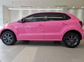 (Có video thực tế) bán xe Đức, Polo Hatchback màu hồng Hello Kitty - lái bao ngon, vay lãi 4,9% -bảo hành chính hãng