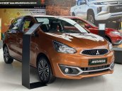 Bán xe Mitsubishi Mirage CVT sản xuất năm 2019, màu cam, giảm giá tiền mặt