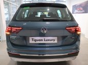 Xe SUV nhập khẩu 7 chỗ dành cho gia đình - VW Tiguan Luxury, màu xanh độc lạ - xe nhập - giảm 120tr