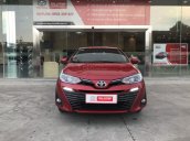 Bán xe Toyota Vios 1.5G CVT 2018 màu đỏ, xe gia đình đi 53.000km BS, Đồng Nai - xe chính hãng