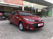 Bán xe Toyota Vios 1.5G CVT 2018 màu đỏ, xe gia đình đi 53.000km BS, Đồng Nai - xe chính hãng