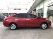 Bán xe Toyota Vios 1.5G CVT 2018 màu đỏ, xe gia đình đi 53.000km BS, Đồng Nai - xe chính hãng