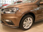 Volkswagen Polo Hatchback màu nâu hổ phách cho khách hàng mệnh thổ - giá chỉ 695 triệu