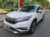 Bán xe Honda CR V 2.4G 2016, màu trắng số tự động, bao rút HS