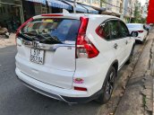 Bán xe Honda CR V 2.4G 2016, màu trắng số tự động, bao rút HS