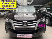 Cần bán lại xe Toyota Fortuner 2.4G sản xuất năm 2017, màu nâu, xe nhập, giá tốt