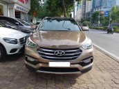 Cần bán xe Hyundai Santa Fe đời 2017, màu nâu còn mới 