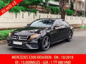 Cần bán gấp Mercedes E300 sản xuất 2018, màu đen còn mới