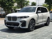 Bán ô tô BMW X7 xDrive 40i Msport SX 2020, màu trắng, nhập khẩu, mới 100%