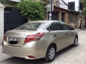 Cần bán lại xe Toyota Vios sản xuất năm 2015, màu vàng cát còn mới