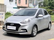 Bán xe Hyundai Grand i10 đời 2019, màu bạc còn mới, giá tốt