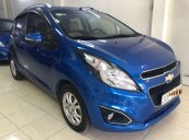 Bán Chevrolet Spark LT sản xuất 2016, màu xanh lam, bản đủ