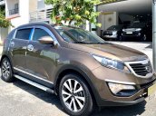 Bán Kia Sportage sản xuất năm 2011 màu nâu, đã đi 48000 km