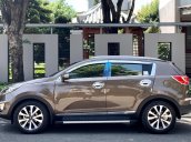 Bán Kia Sportage sản xuất năm 2011 màu nâu, đã đi 48000 km