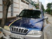 Bán Ssangyong Musso sản xuất năm 2002, màu xanh lam, nhập khẩu xe gia đình, giá 125tr