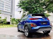 Bán ô tô Hyundai Kona 1.6 Turbo sản xuất năm 2020, màu xanh lam, giá chỉ 731 triệu