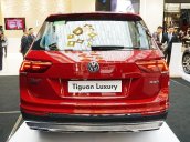 Tiguan Luxury S phiên bản nâng cấp 2021 màu đỏ Ruby, 2.0 Turbo, vay NH 90%, giao xe ngay, miễn phí tận nhà