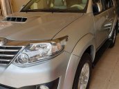 Bán Toyota Fortuner G đời 2014, màu bạc số sàn 