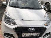 Chính chủ bán ô tô Hyundai Grand i10 1.2 MT sản xuất năm 2018, màu trắng